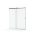 56 to 60 in. W x 76 in. H Sliding Frameless Soft-Close Shower Door with Premium 3/8 Inch (10mm) Thick Tampered Glass in Brushed Nickel 22D01-60BN
